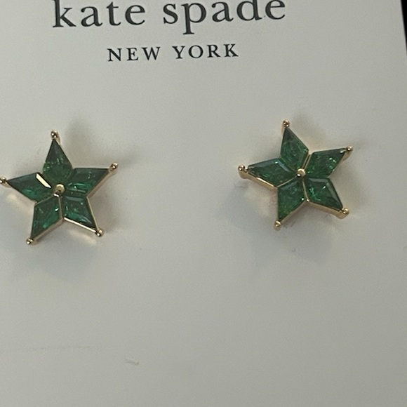 Kate Spade Green Star Earrings $58 - Picture 3 of 3